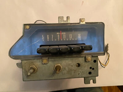 1969 1970 Ford Galaxie XL LTD Wagon AM Radio Dash Push button - Image 1 of 4