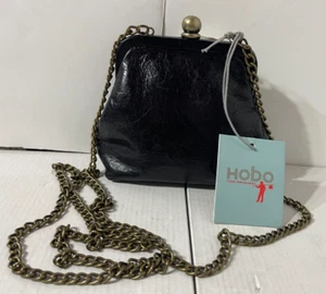 HOBO The Original schwarze Leder Umhängetasche Schultertasche - Bild 1 von 22