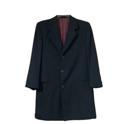 Gabardina negra vintage Christian Dior Monsieur Foto 1 de 4