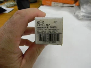 New Cooper Bussmann RES-80 Super-Lag 80A Renewable Fuse N4 - Picture 1 of 3