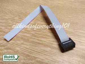 ** 10 WEGE BANDKABEL MIT IDC BUCHSE STECKER UND FLIEGENDEM ENDE ** - Bild 1 von 7