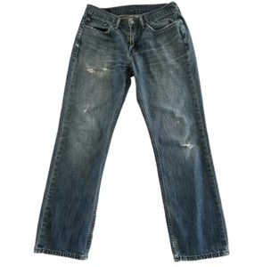 Jeans Levis 514 para hombre talla 31 x 30 entrepierna real 28,5" pierna recta desgastada - Imagen 1 de 19