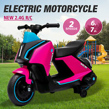Kids Ride On Motorcycle Electric Battery Motorbike 2 Speeds  w/MP3&USB Socket
