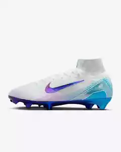 Nike Mercurial Superfly 10 Elite AS FG High Soccer Cleats - White (HV4888-100) - Picture 1 of 8