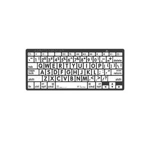 Logickeyboard Braille LargePrint Black/White MAC Keyboard, US English - Picture 1 of 1