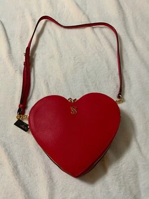 BOLSO BANDOLERA VICTORIA'S SECRET HEART ROJO SOLDOUT nuevo con etiquetas Foto 1 de 4
