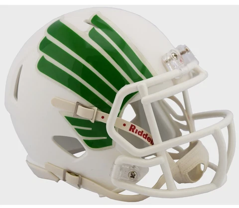 North Texas Mean Green Alternate White NCAA Riddell SPEED Mini Football Helmet Cover
