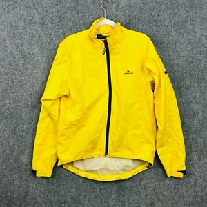 Chaqueta cortavientos de ciclismo Concurve Windstopper amarilla cremallera completa amarillo adulto S - Imagen 1 de 11