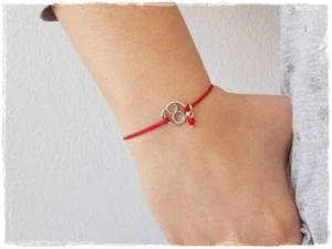 Sweet Eighteen Bracelet Lucky Charm Bracelet 18th Birthday Bracelet Number 18 - Picture 1 of 17