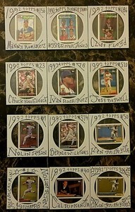 💥 YOu PiCk 1992 tOPPS MiCRO - MiNiatuRe 1 x 1 7/8 iNCh deSiGN 💥 ShaRP detaiL!