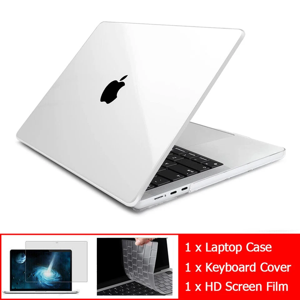 For Macbook Air 13.6" A3113 A3240 M4 Hard Case &Keyboard Cover &Screen Protector - Image 1 of 4