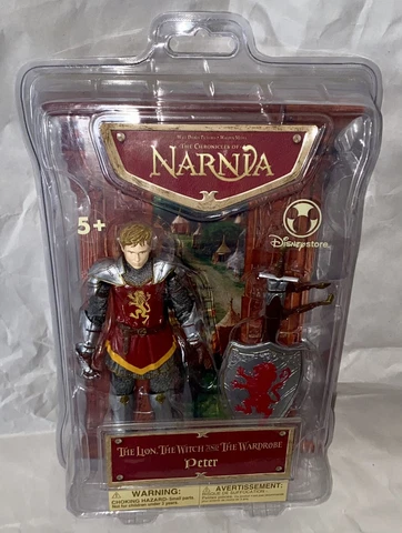 CHRONICLES OF NARNIA 2005 Peter Disney Store Lion Witch, Wardrobe Figure OOP HTF Cover