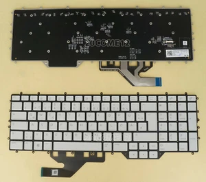 Per DELL Alienware M17 R3 2020 tastiera per chiave RGB retroilluminata tastiera tedesca bianca - Foto 1 di 2