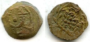 Pruta de bronce de Alejandro Janneo (103-76 aC), asmoneos, Judea (F2) - Imagen 1 de 1