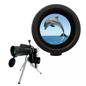 Premium HD Monocular Telescope 12x50 Waterproof Hunting Birdwatching Travel  - Picture 1 of 12