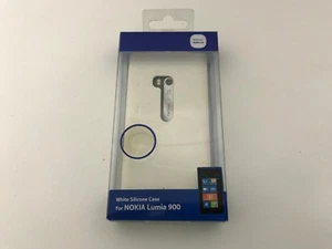 BRAND NEW GENUINE WHITE NOKIA SILICONE CASE FOR LUMIA 900 CP-033N - Picture 1 of 2