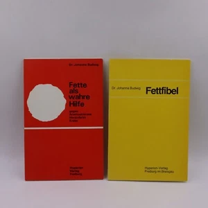 2 Bücher von Johanna Budwig: Fettfibel + Fette als wahre Hilfe gegen Arterioskle - Bild 1 von 5