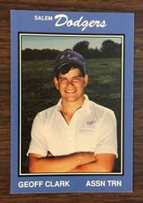 1989 Salem Dodgers #4 GEOFF CLARK  Minor League Card  H8105101