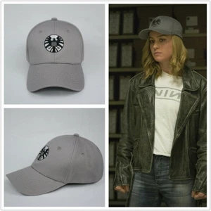 Captain Marvel Carol Danvers Shield Baseball Cap Adjustable Hip Hop Snapback Hat - Picture 1 of 6