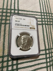 1965 SMS Kennedy half dollar 40% silver NGC MS67