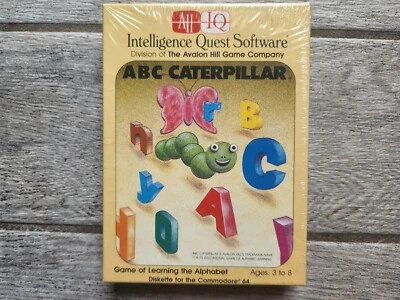ABC CATERPILLAR by Avalon Hill for the Commodore 64 C64/128, BRAND NEW & SEALED! - Image 1 of 4