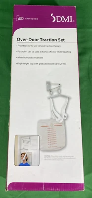 Juego de tracción ortopédica sobre puerta DMI cuello terapia cervical bolsa de peso de 20 lb Foto 1 de 4