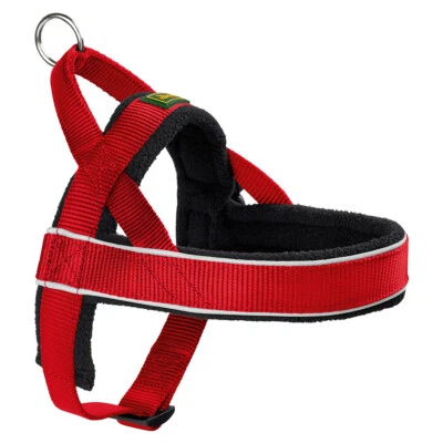 Hunter Hunde Norwegergeschirr Racing rot/schwarz, diverse Größen, NEU - Bild 1 von 2