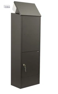 Buzón de paquetes Allux 600 antracita, ahora también con extracción desde atrás - Imagen 1 de 2