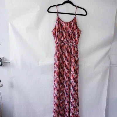 Charming Charlie Womens Maxi Dress Sheer Lined Spaghetti Strap Size Small Foto 1 de 4