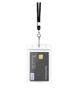 4 Kreuzfahrtschiff Ausweis Halter Wasserdicht Schlüsselband Arbeit Schule Schutz Kostenloser Versand - Bild 1 von 2