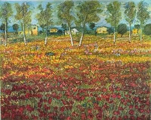 Estate II Michele Cascella Opera Paesaggio Dipinto ACQUAFORTE Ed. Lim Numerata - Imagen 1 de 1