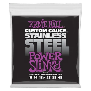 Cuerdas de guitarra eléctrica Ernie Ball acero inoxidable Power Slinky 11-48 2245 - Imagen 1 de 1