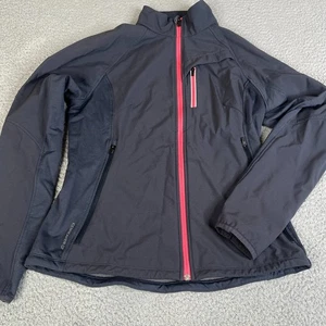 Icebreaker GT Merino Jacke Damen Medium Schwarz Pink Full Zip Base Layer - Bild 1 von 19