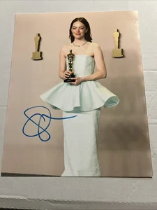 Emma Stone signed 8x10 Foto handsigniert - Bild 1 von 4