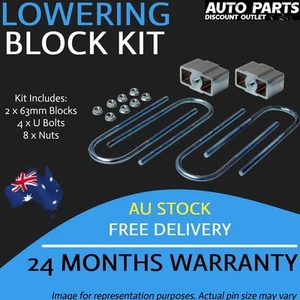 Lowering Block Kit Nissan Bluebird Wagon2.5" (63mm) 25mm Pins 65mmx12mm Ubolts - Picture 1 of 4