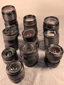 Konvolut 10 DSLR & SLR Kamera Objektive - Bild 1 von 15