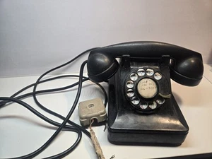 telefono elettrico rotante western vintage bell system non testato - Foto 1 di 8