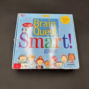 Brain Quest Smart Board Game Grades 1-6 Kids 6+ Pre-Owned Complete Game EUC - Picture 1 of 5