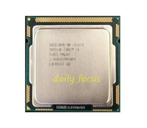 Intel Core i5-670 Dual-Core 3.46GHz 4MB Socket LGA1156 SLBLT CPU Processor - Picture 1 of 3