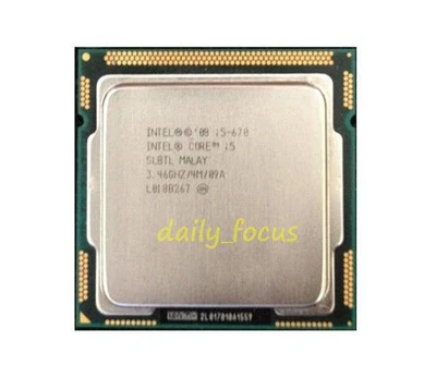 Intel Core i5-670 Dual-Core 3.46GHz 4MB Socket LGA1156 SLBLT CPU Processor - Image 1 of 3
