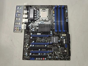 MSI X58 PRO MS-7522 SOCKET LGA1366 ATX Intel Motherboard Core i7 920 2.66Ghz CPU - Picture 1 of 3