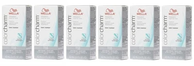 Wella Color Charm T10 toner de cabelo líquido permanente loiro pálido 1,4 oz (pacote com 6) - Imagem 1 de 4