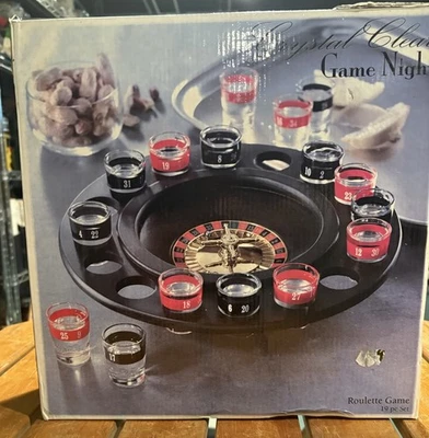 Crystal Clear Game Night - Roulette Game - 19 Piece Set - Shot Glass Game - Image 1 of 4