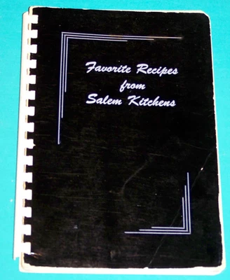 First Methodist Church Salem VA Cookbook 1953 Favorite Recipes Salem Kitchens - Image 1 of 4