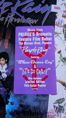 *Original Pressing w/ Shrink/Hype* Prince & The Revolution ‎"Purple Rain" (1984) — 第 1/4 张图片