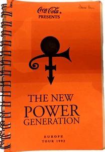 Prince / The New Power Generation Europe Tour 1993 Production Manual Crew RARE - Picture 1 of 14