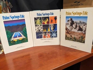 Set of 3 PALM SPRINGS LIFE Annual Desert Living Issue Hardcover Office Copy 1999 - Bild 1 von 8