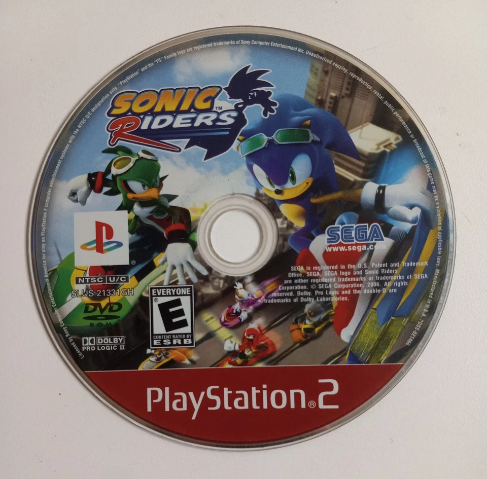 Sonic Riders Greatest Hits (Sony PlayStation 2, PS2 - 2006) Disc Only - Image 1 of 1