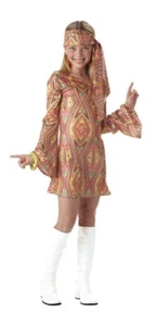 Costume 2pc Disco Dolly Girl Large 10-12 NIP - Picture 1 of 1