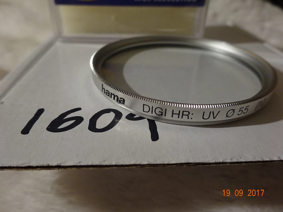 Digi ultra violet clean unscratched Hama HR UV 55mm(IV) Filter digital silverrim - Image 1 of 1